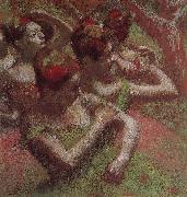 Edgar Degas Dancer triming dress oil painting artist